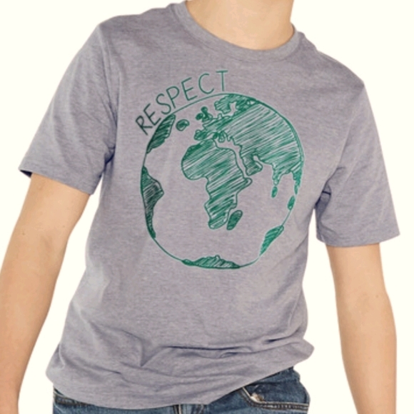 Delta Apparel, Inc Tops - BOGO NWT DELTA APPAREL Crewneck S/S Earth Graphic Tee